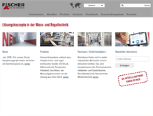 Tablet Screenshot of fischermesstechnik.de